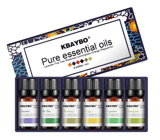 Botanical Aromatherapy Essential Oil (6x 10ml)
